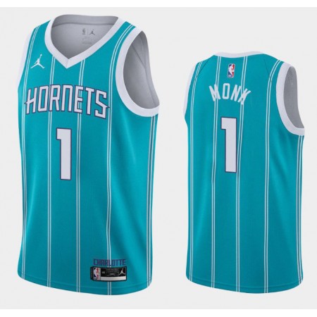Herren NBA Charlotte Hornets Trikot Malik Monk 1 Jordan Brand 2020-2021 Icon Edition Swingman